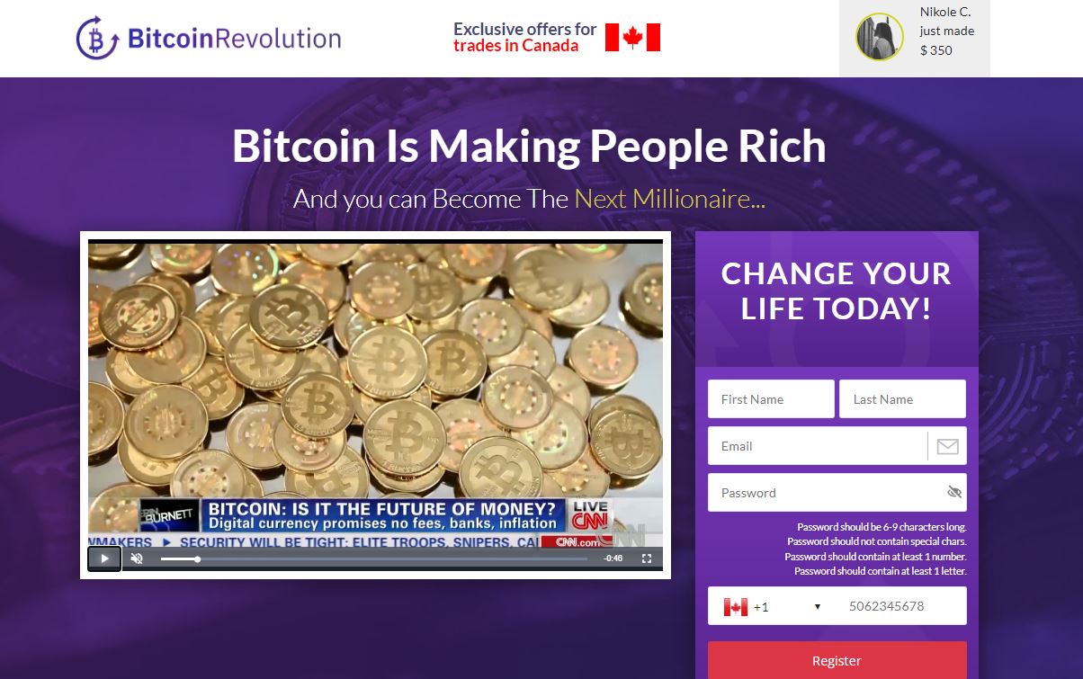 bitcoin revolution official site